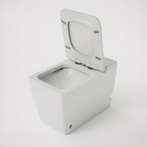 Унитаз приставной Grossman impuls GR-PR-5501 белый глянцевый с сиденьем микролифт безободковый каскадный смыв - фото 4